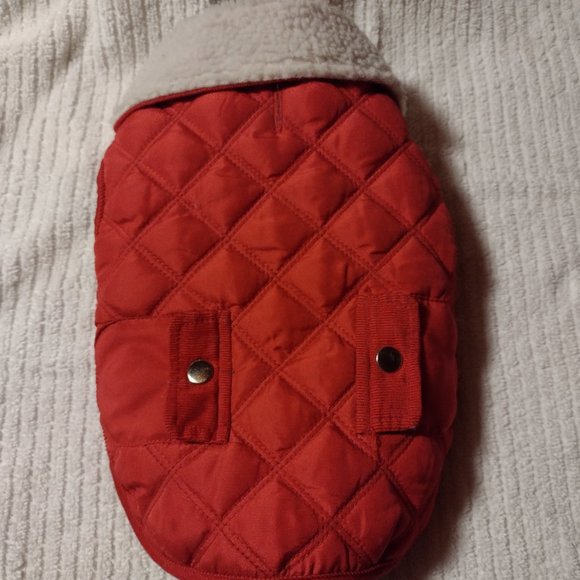 Pup Crew Dog Pup Crew Quilted Dog Jacket Vest With Sherpa Collar 5 Off Sale Poshmark